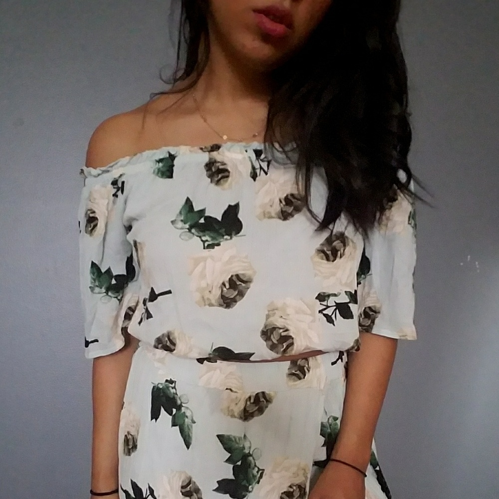 EVE MINT FLORAL TWO PIECE SET - Picture 6 of 6